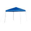 Flash Furniture Blue Canopy Tent, Folding Table and 4 Chair Set JJ-GZ88183Z-4LEL3-BLWH-GG